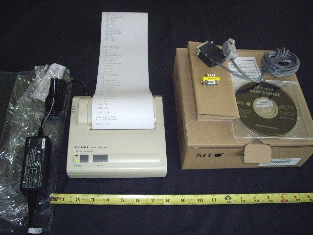 SG DPU 414 Thermal Printer SCS 1R DMP Receiver  