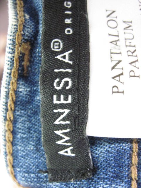 AMNESIA Denim Tweed Jeans Pants Size 42  