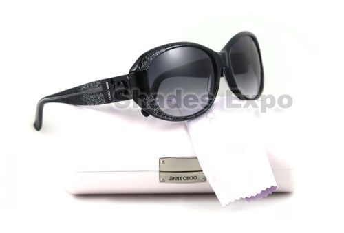 NEW JIMMY CHOO SUNGLASSES JC KAI/S BLACK YHOJJ JCKAI  