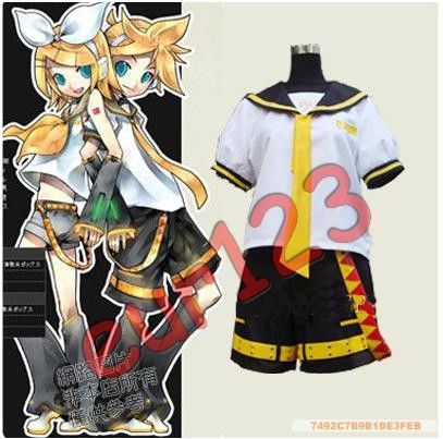 VOCALOID COSPLAY COSTUME MIKU KAGAMINE LEN CUSTOM