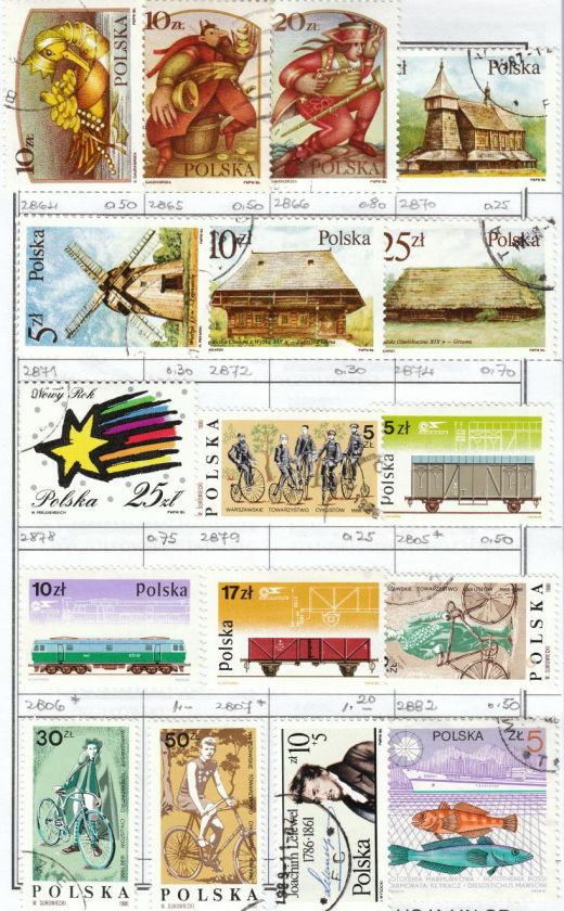 POLAND Collection 786 Different Stamps 1918/94  