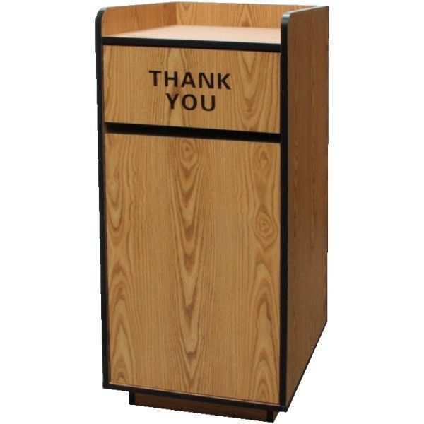 Waste Receptacle Trash Cabinet Great for Restaurants  