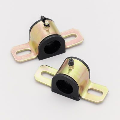 Bushings, Front/Rear Sway Bar, Poly, Black,1 1/8 in  