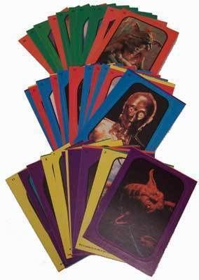 Star Wars Return of the Jedi Series 1 Sticker Card Set  