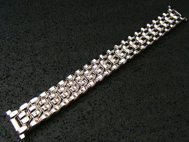 NOS 3/4 Speidel White Gold gf 1950s Vintage Watch Band  