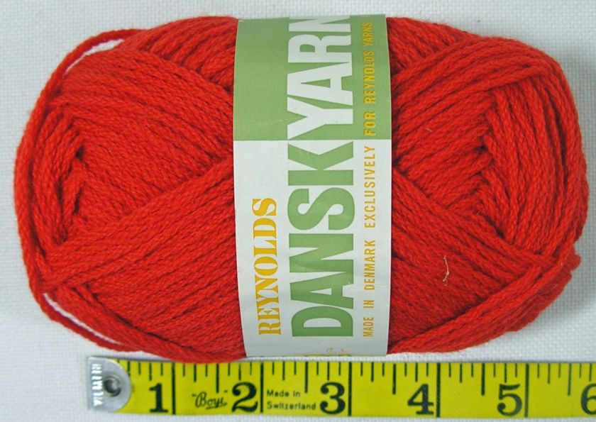 11 BALLS VINTAGE REYNOLDS DANSK WOOL YARN (#0367)  