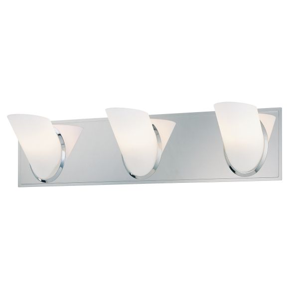 George Kovacs P5943 077 Modern ANGLE 3 Light Bathroom Vanity Wall 