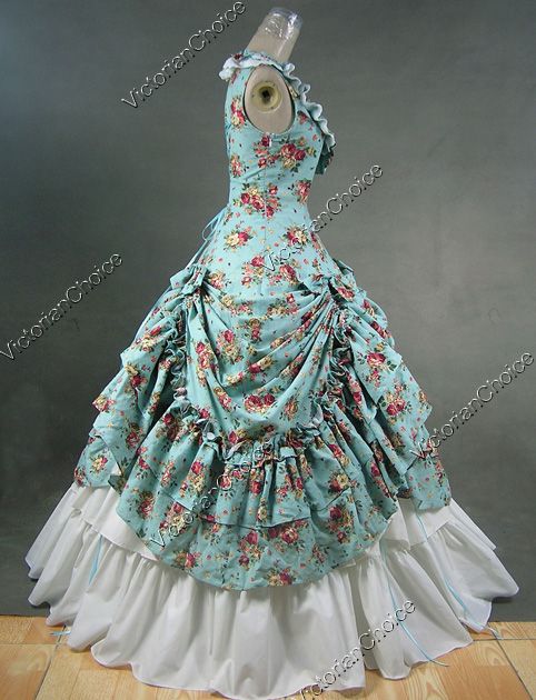 Civil War Southern Belle Lolita Ball Gown Dress 081 L  