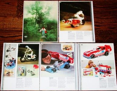 1976 EVEL KNIEVEL Ideal DEALER CATALOG PGS Stunt Cycle  