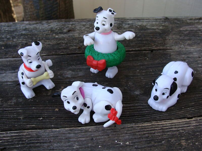 MCDONALDS HAPPY MEAL TOYS 101 DALMATIONS SET OF 4 WORKS  