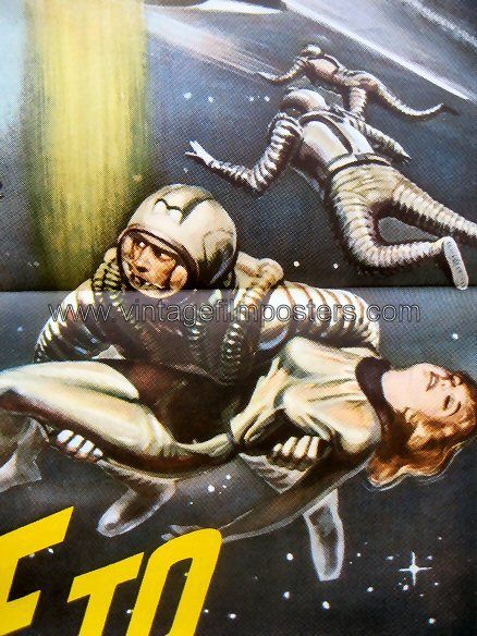 VOYAGE TO THE END OF THE UNIVERSE orig mint 1964 1Sheet  