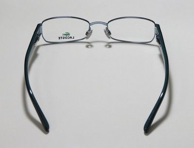 NEW LACOSTE 12229 50 18 130 BLUISH GREEN/KHAKI BROWN EYEGLASSES 