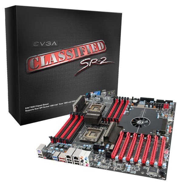 EVGA 270 WS W555 A2 CLASSIFIED SR 2 SERVER Motherboard 843368013622 