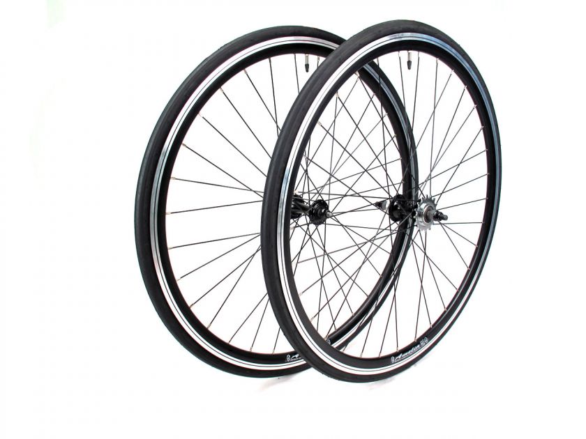 EIGHTHINCH AMELIA TRACK FIXED GEAR WHEEL WHEELSET BLACK  