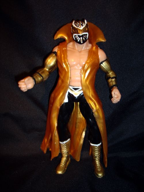 RAW SMACKDOWN WWE   SIN CARA   BLACK VERSION FIGURE  