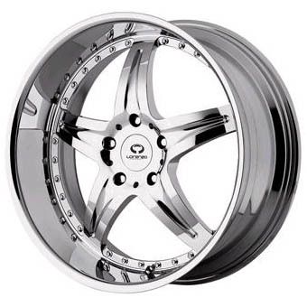 22 Lorenzo WL 12 Wheel 5 Lug WL12 5x112 Chrome RIM  