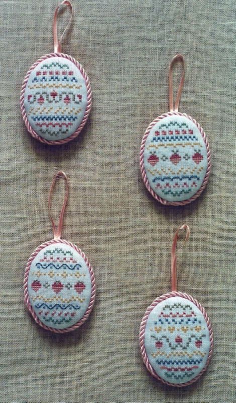 Claire Hatten Designs The Easter Egg Samplers Pattern  