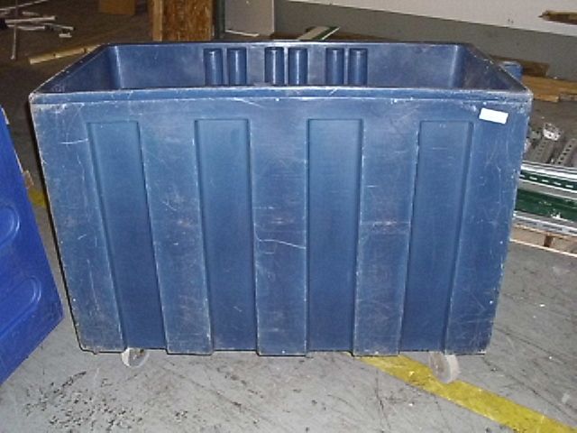 HEAVY DUTY PVC PLASTIC UTILITY CART w/Casters & Drain  