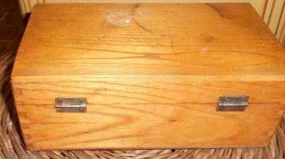 VTG SELSI MICROSCOPE 100X 200X 600X WOODEN CASE  