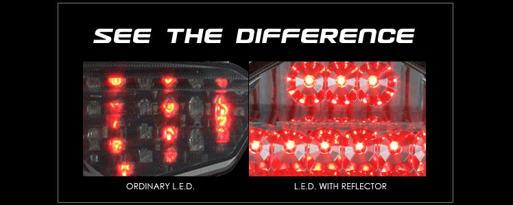 2003 2005 YAMAHA YZF R6 SMOKE FULL LED TAIL LIGHT INTEGRATED SIGNAL 