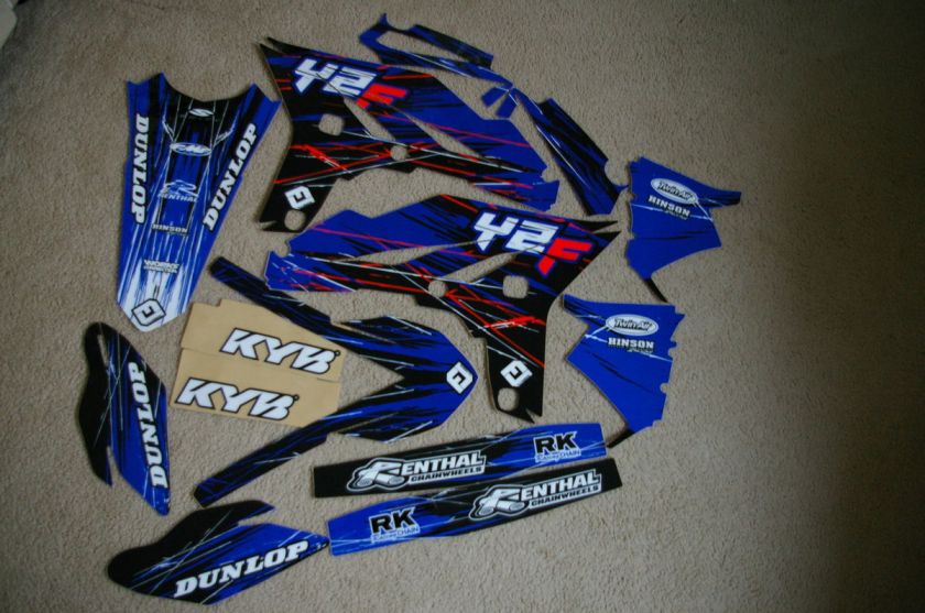   TSI TEAM GRAPHICS & BACKGROUNDS YAMAHA YZ250F 2010 2011 2012  