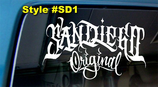 LOS ANGELES ORIGINAL LA DECAL VINYL STICKER WEST COAST  