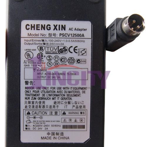 Genuine CHENG XIN PSCV12500A 24V 2A SWITCHING ADAPTER  