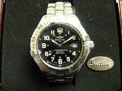 BREITLING COLT SUPEROCEAN 25J AUTOMATIC 2 BOXES, 2 LINKS, PAPERWORK 