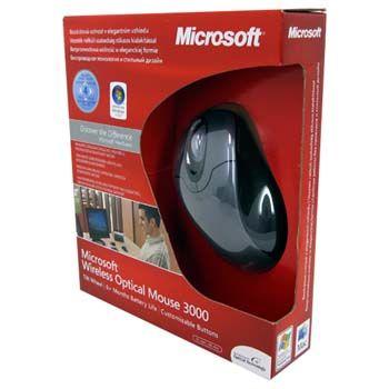 MICROSOFT® Wireless Optical Mouse 3000 Model No. 1008 882224189460 