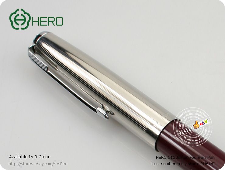 Lot 6 HERO 616 Doctor Jumbo Fountain Pen Vintage Style  