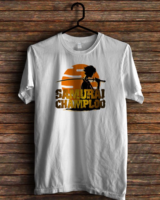 new manga japanese 02 anime samurai champloo hot t shirt S 3XL  