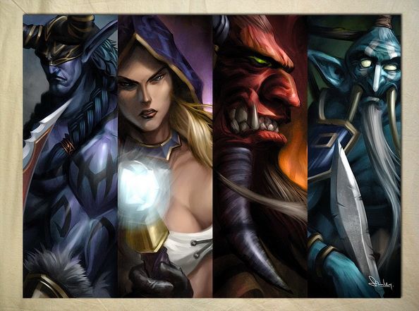 R18 WarCraft 3 DOTA Allstars Hero Crystal Doom POSTER  