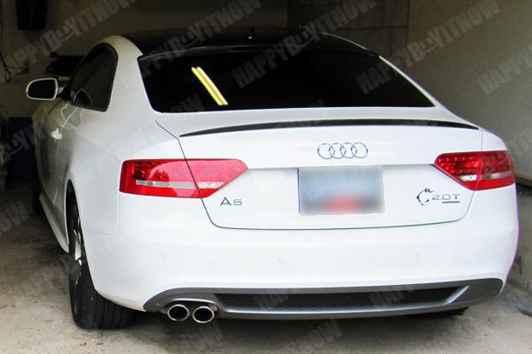 Carbon Fiber Audi A5 / S5 coupe Window Roof Spoiler 07 09 EXTREME 