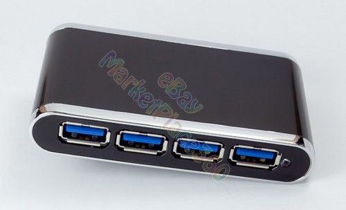 USB 3.0 4 PORT EXTERNAL HUB w/ CABLE FOR DESKTOP LAPTOP COMPUTER 2.0 