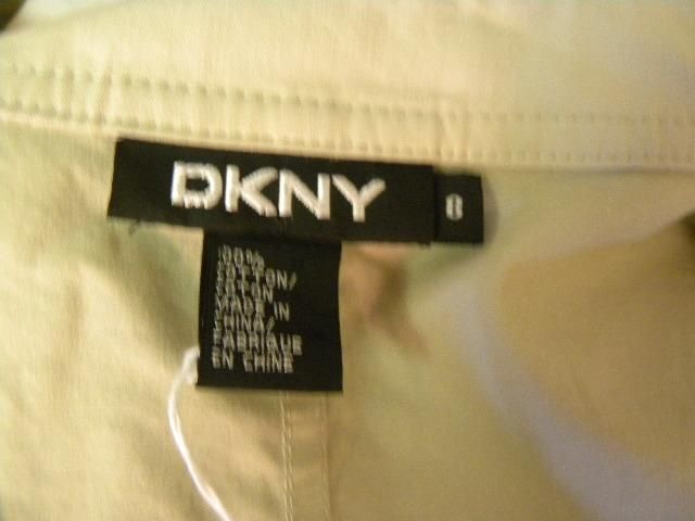 DKNY BEIGE LIGHTWEIGHT TRENCH COAT 8 NICE  