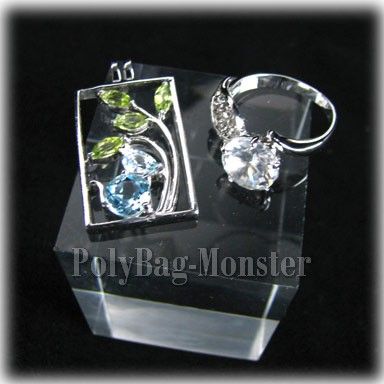 Clear Riser Presentation Displays Holder Stands 4cm  