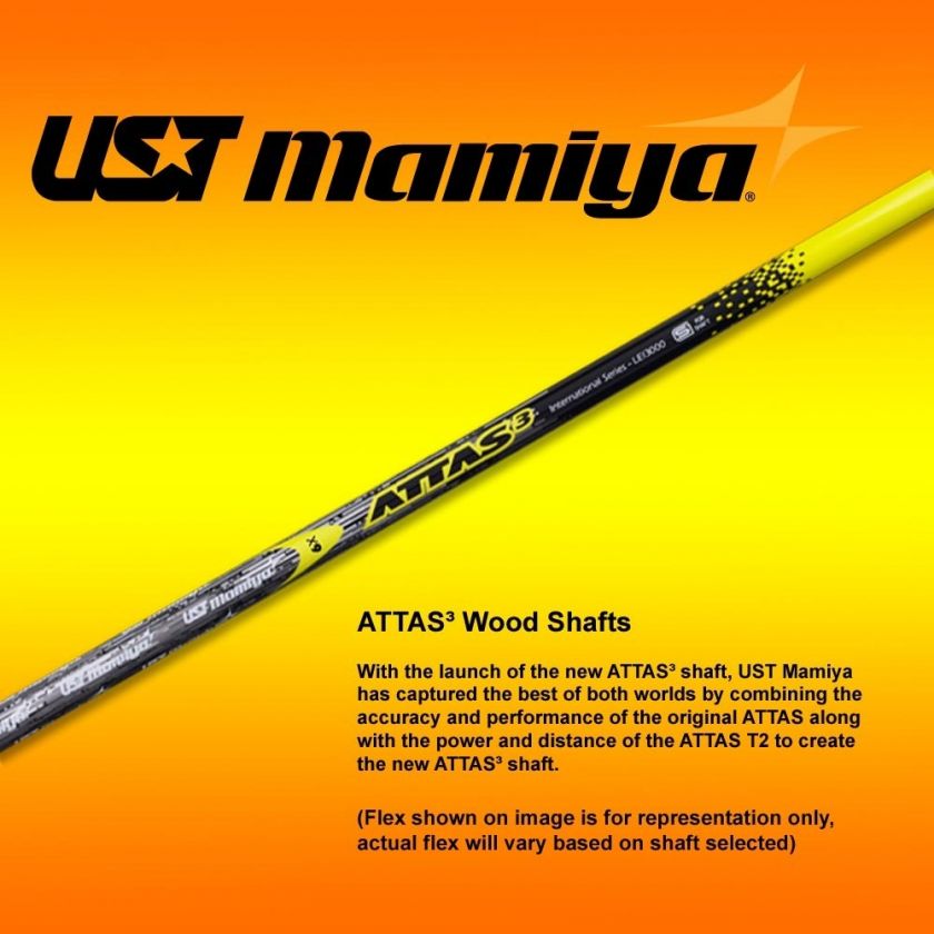 NEW UST MAMIYA ATTAS3 5 SERIES WOOD SHAFT R FLEX  