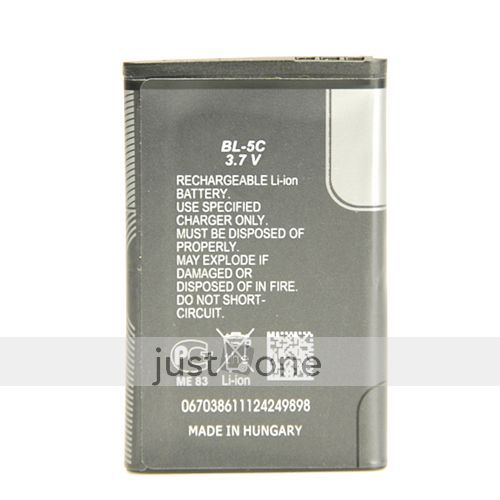 BL 5C Li Battery f Nokia 1100 1110 1600 1108 2255 2600  