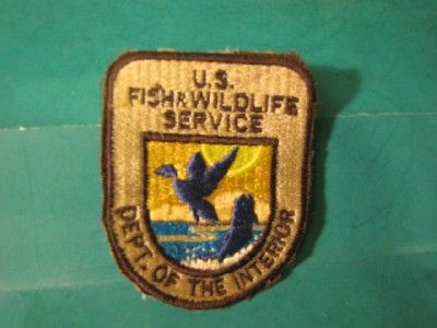 FISH & WILDLIFE SERVICE GAME WARDEN PATCH, DECOYS on PopScreen
