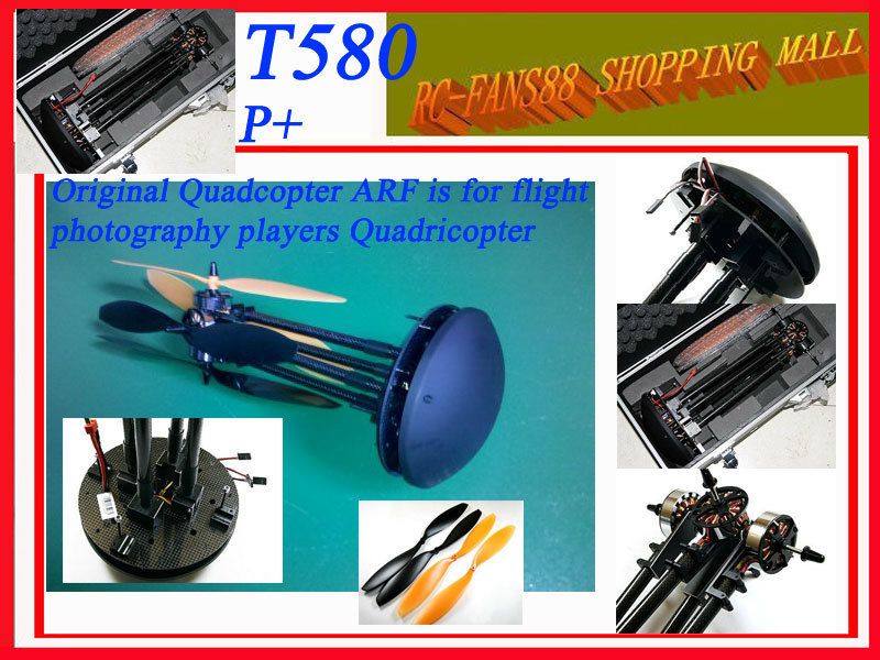 Original T580P+ Quadcopter ARF is for flight photography players 