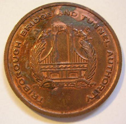 VINTAGE TRIBOROUGH BRIDGE AND TUNNEL AUTHORITY TOKEN  