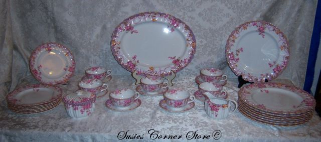   34 Piece Spode Copeland Spodes Irene 8 Place Setting China  