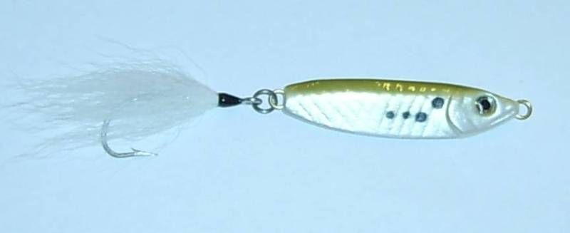 STRIPER LURES, PEANUT BUNKER ,4 OZ 7 INCHES LONG  