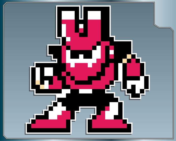 MAGNETMAN vinyl decal sticker 8 Bit Mega Man Megaman  