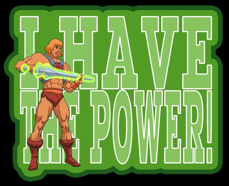 80s Classic Cartoon He Man I Have the Power custom tee  