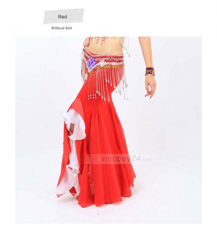 C91411 Women Beautiful Desinger Flouncing Belly Dance Party Chiffion 