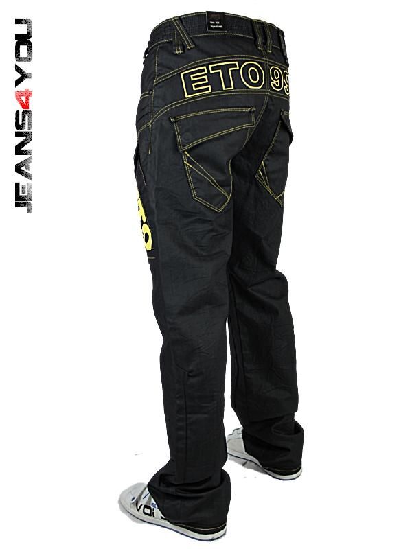 BRAND NEW MENS DESIGNER EM85 ETO BRANDED JEANS ALL WAIST SIZES 