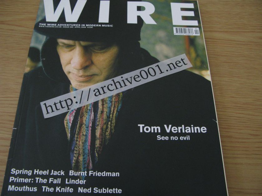 The Wire 2006 Edan AGF Current 93 Smegma Kool Keith Boxcutter Amm John 