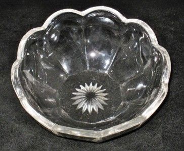 Heisey Crystal Nappy, Bowl, 4 5/8 Wide x 1 5/8 Tall  