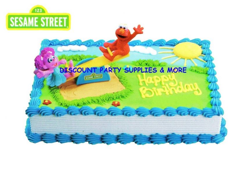 Sesame Street Elmo & Abby Playground Cake Kit Topper  